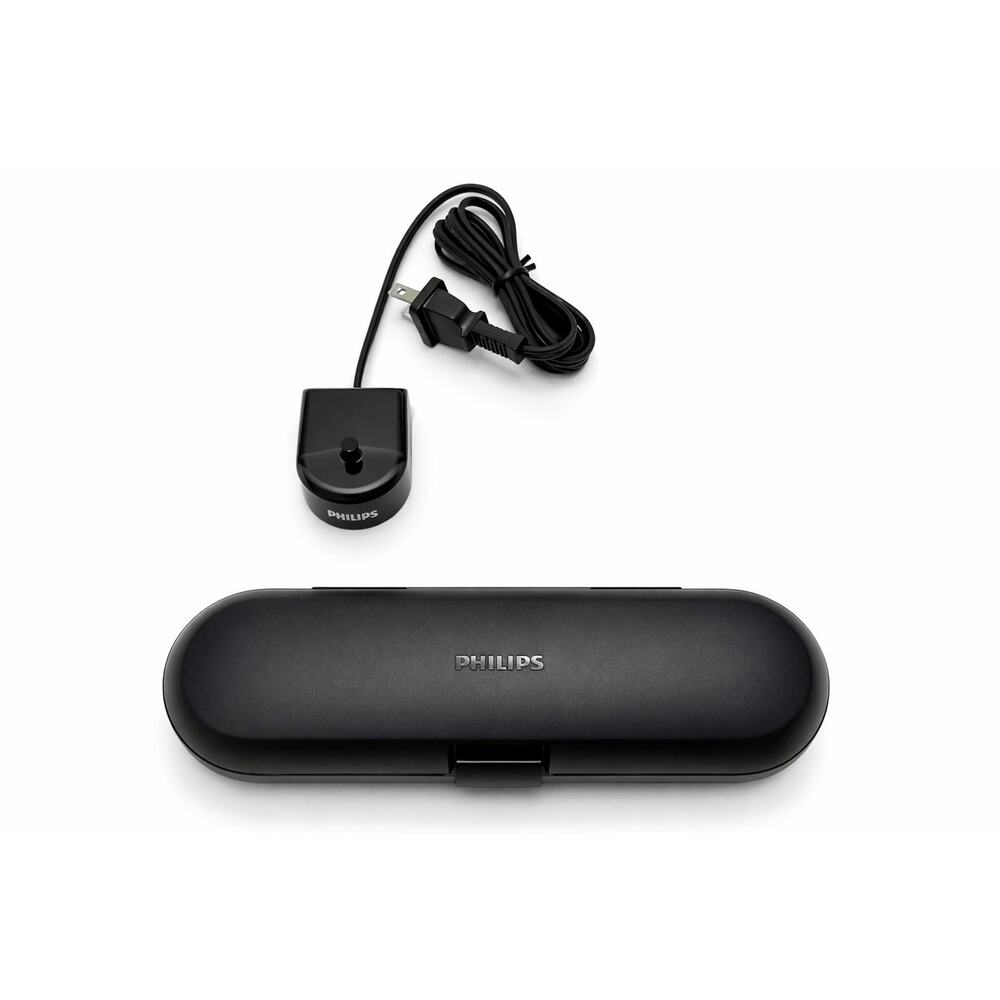 Philips Sonicare Toothbrush Replacement Travel Case & Charging Base Black